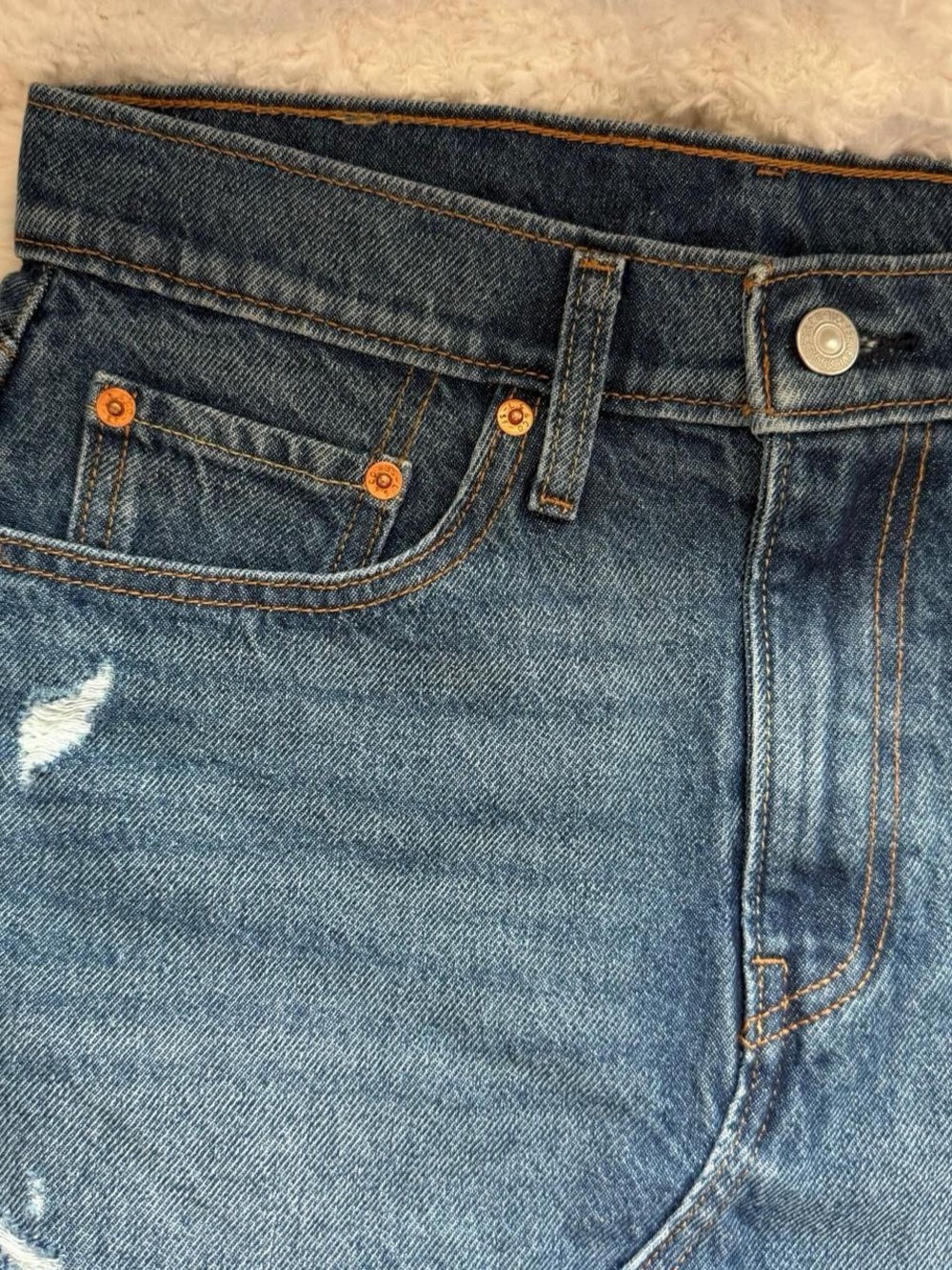 Y2k Denim Mini Skirt View 4